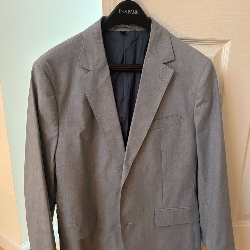 Portuguese Stretch Chambray Suit Jacket